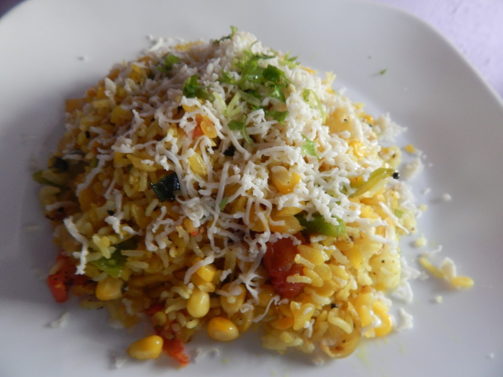Leftover Rice and Poha Pilaf Sneha's Recipe