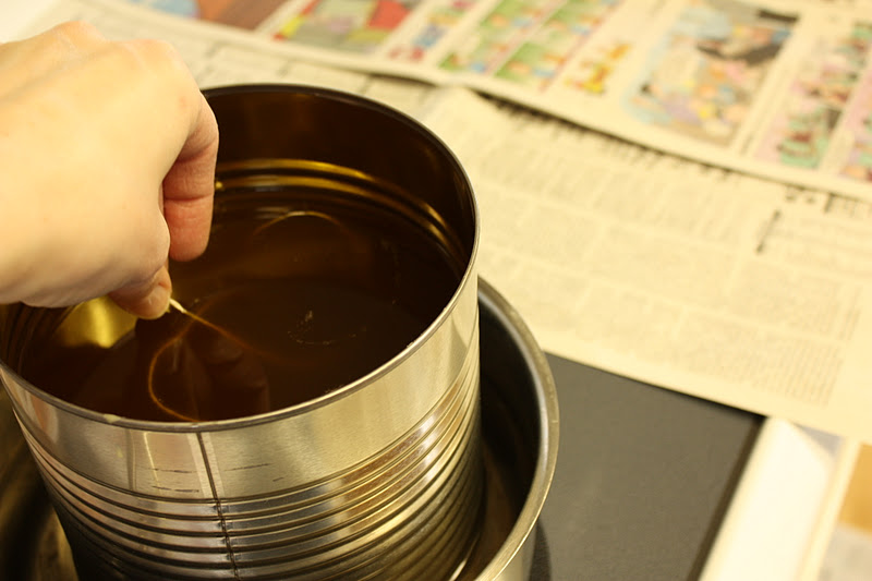Frugal by Choice, Cheap by Necessity Handdipped bees wax candles