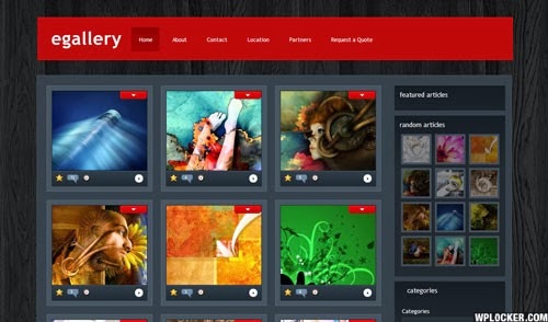eGallery Wordpress Themes Free Download