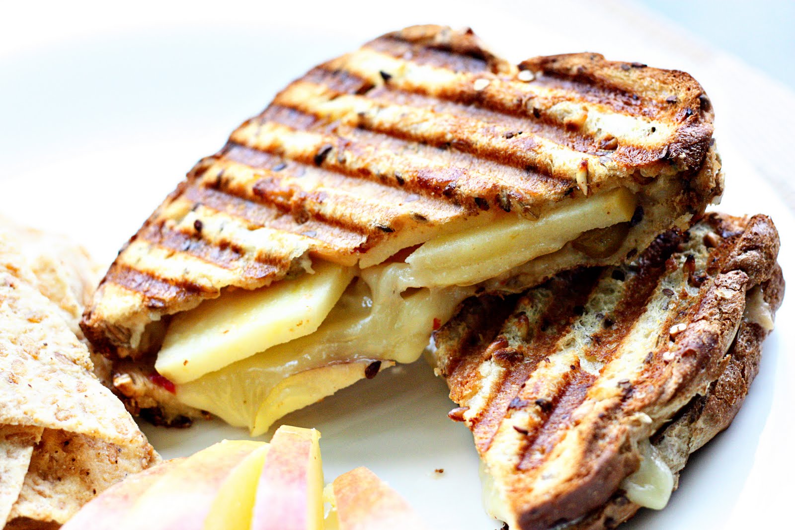Delightful Bitefuls Brie & Apple Panini