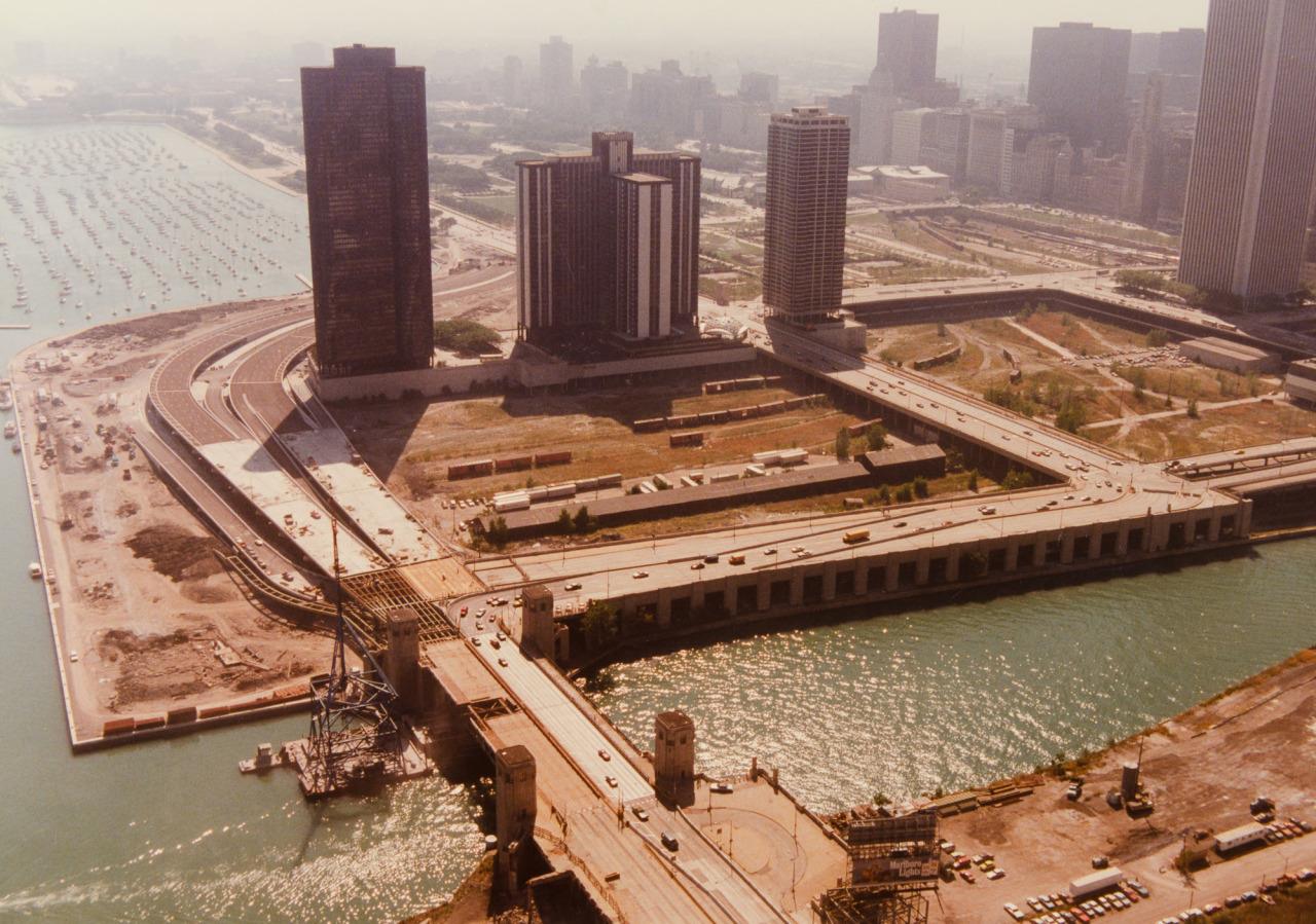 Industrial History Lake Shore Drive's SCurve and River Mouth