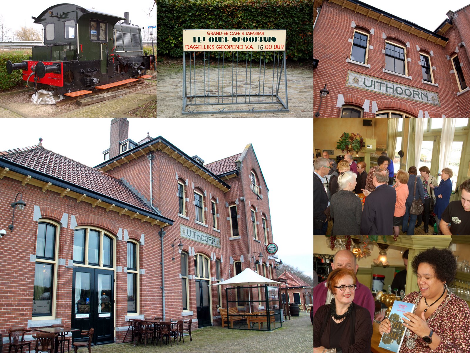 Boekspot Uitreiking boek Uithoorn in restaurant 'Het Oude Spoorhuis