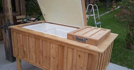 Krafty Karina From An Old Refrigerator To An Ice Chest