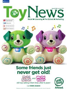 ToyNews 167 - November 2015 | ISSN 1740-3308 | TRUE PDF | Mensile | Professionisti | Distribuzione | Retail | Marketing | Giocattoli
ToyNews is the market leading toy industry magazine.
We serve the toy trade - licensing, marketing, distribution, retail, toy wholesale and more, with a focus on editorial quality.
We cover both the UK and international toy market.
We are members of the BTHA and you’ll find us every year at Toy Fair.
The toy business reads ToyNews.