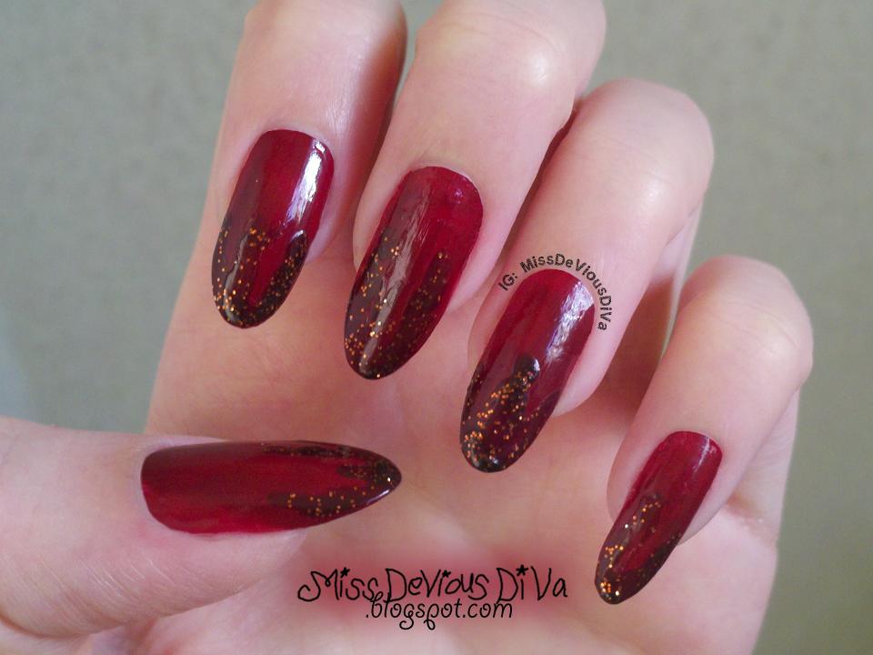 Miss DeVious DiVa Candy Apple Nails