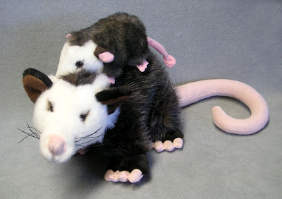 baby opossum stuffed animal