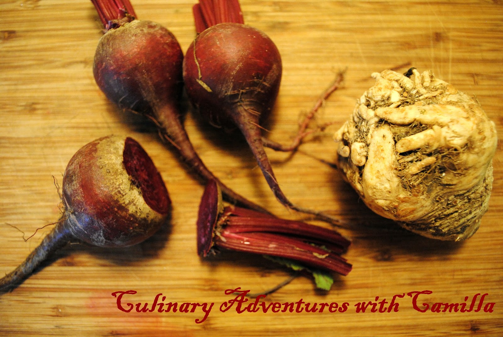 Culinary Adventures with Camilla JapaneseSpiced Beet Salad {Food