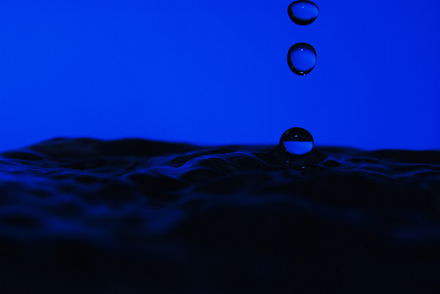 agua,azul,gota