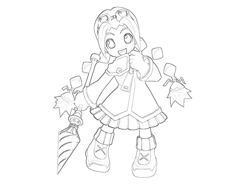 Printable Gurumin Parin Weapon Coloring Pages printable-gurumin-parin-weapon-coloring-pages