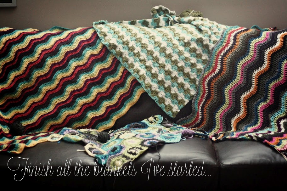 Holly Knitlightly The List Finishing Off Blankets! Part 2!