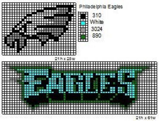Crochet Fanatic: NFL Logos and Name Plates= has all different NFL ...