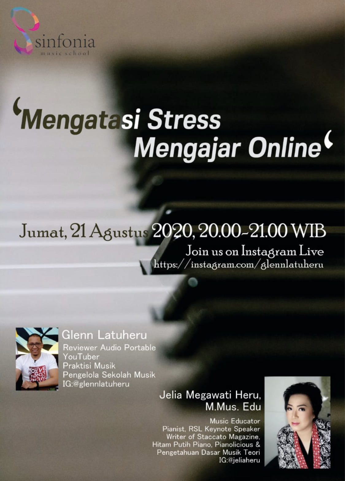 IG LIVE "Mengatasi Stress Mengajar Online"