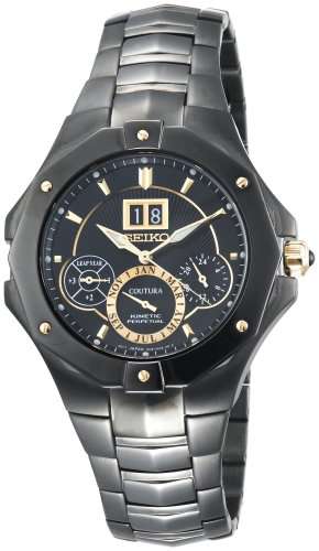 Seiko Men's SNP017 Coutura Kinetic Perpetual Watch
