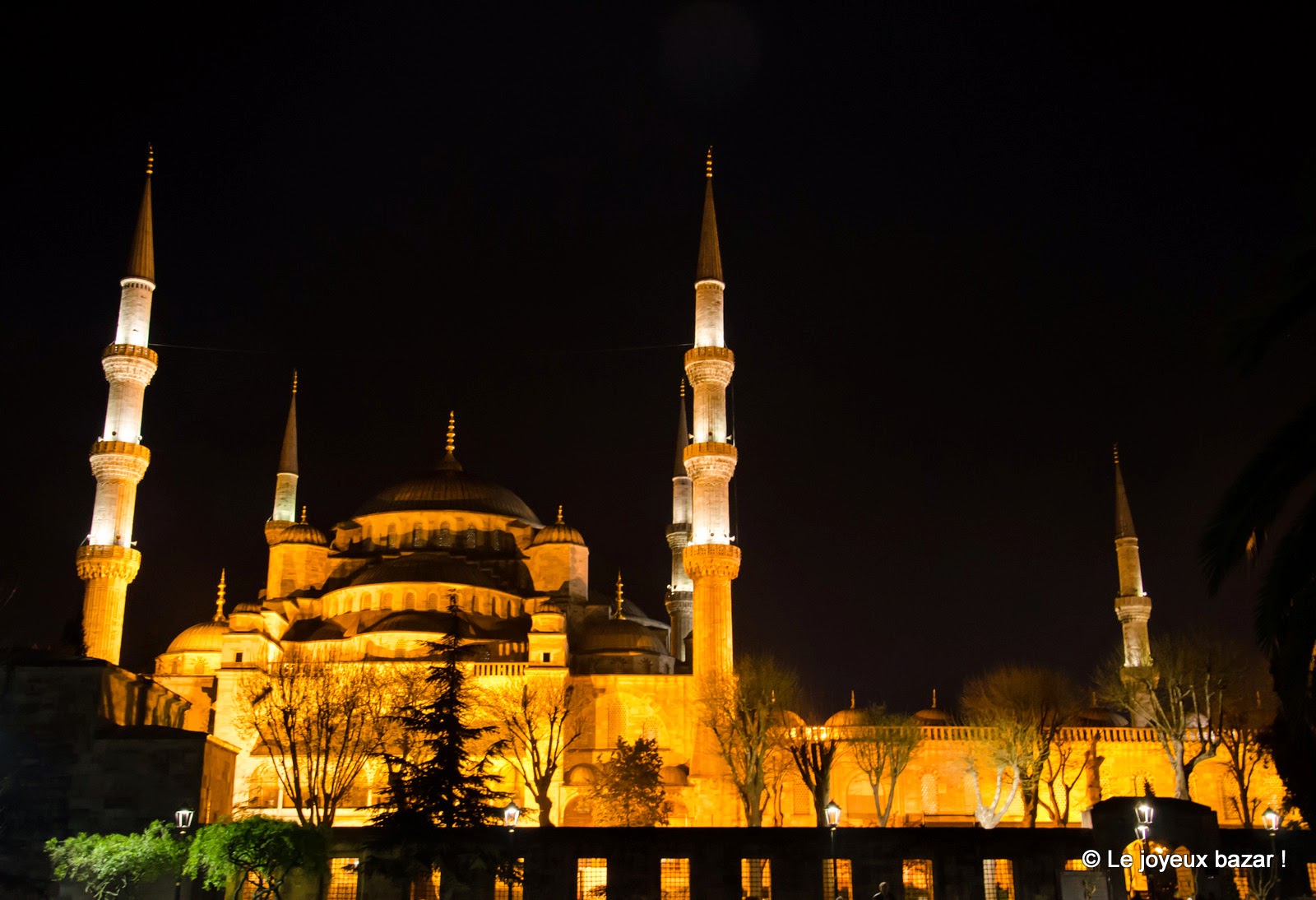 Istanbul - la Mosquée bleue by night