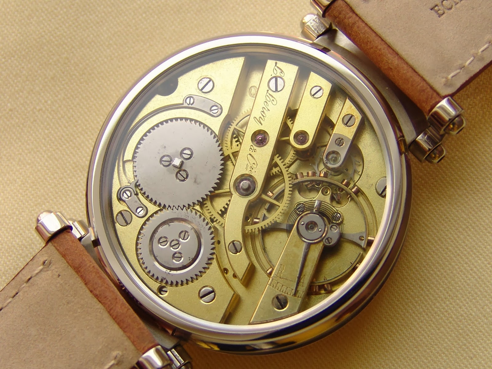 Antique Watches Rare 48 mm by Navy Watchmaker L. Leroy chronometer p