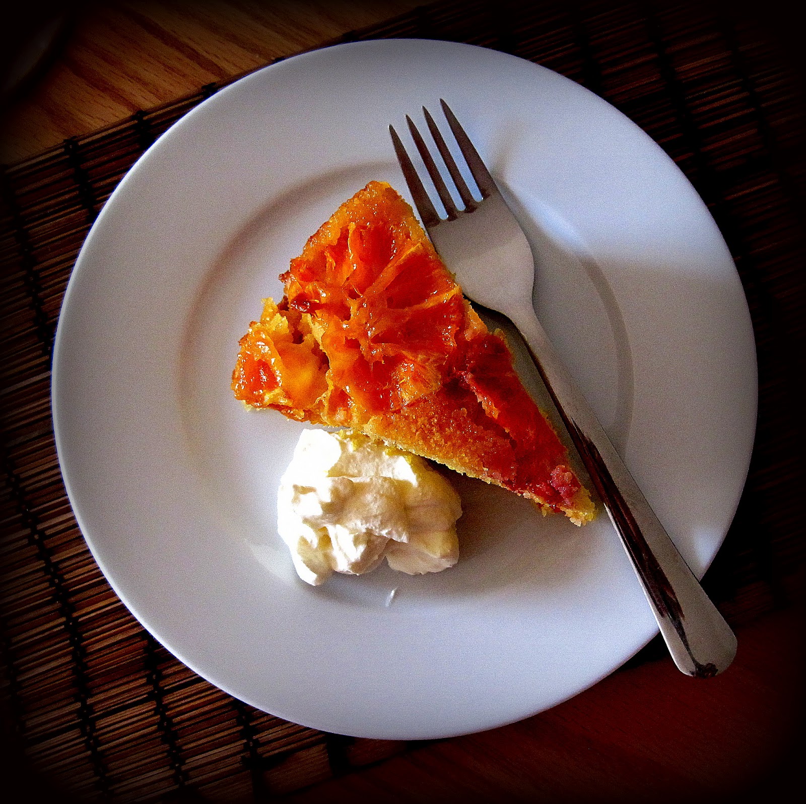 come · con · ella ottolenghi's blood orange polenta cake