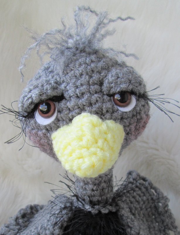 Wool and Whims Cute Toy Crochet Ostrich