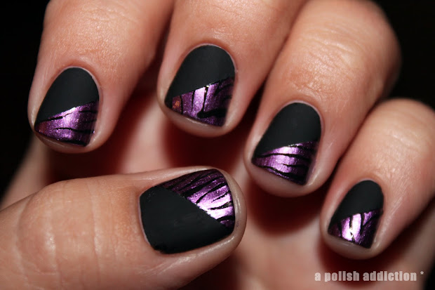 polish addiction matte black