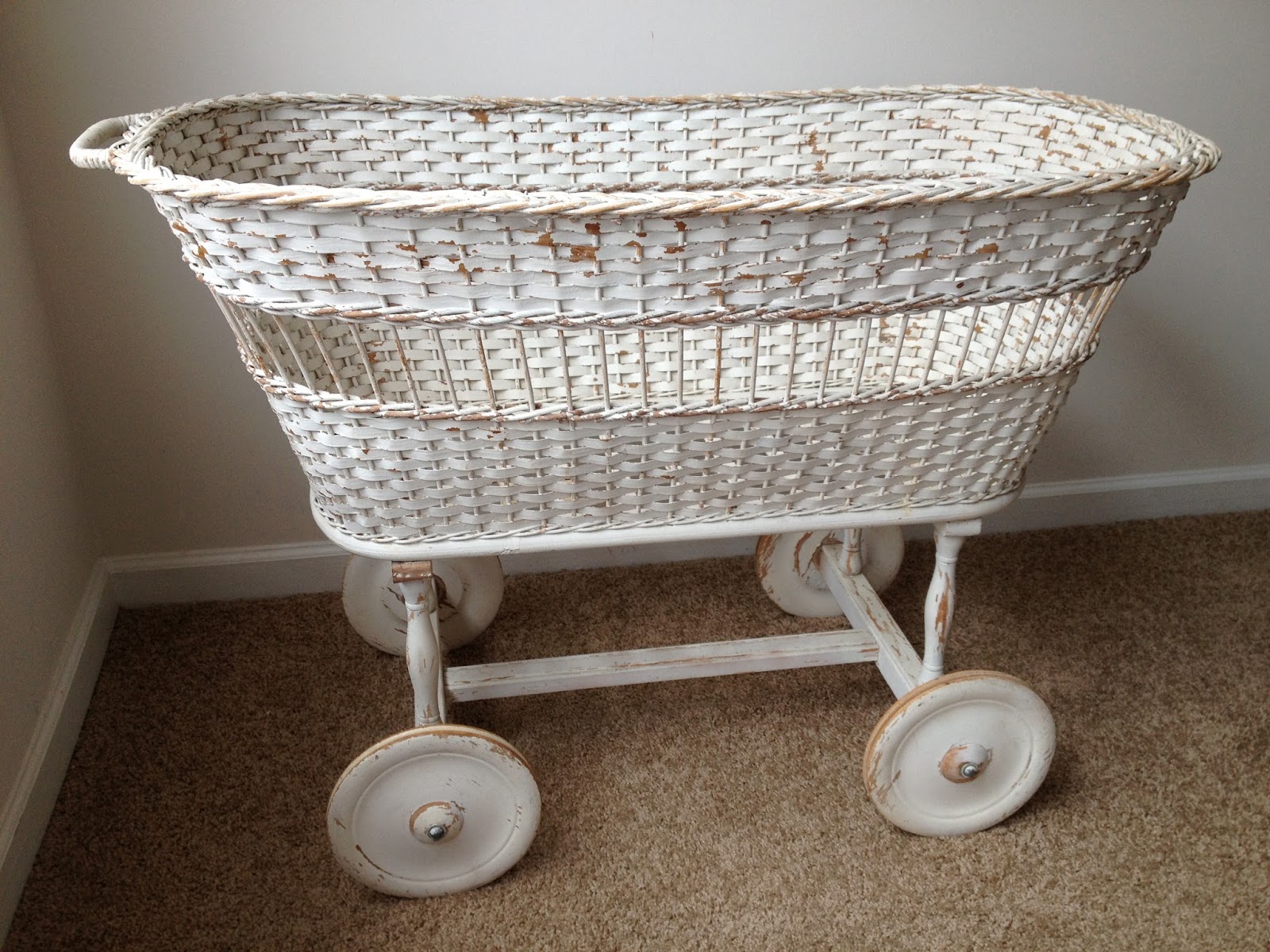 antique bassinet