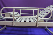 Steel hospital bed side rails
