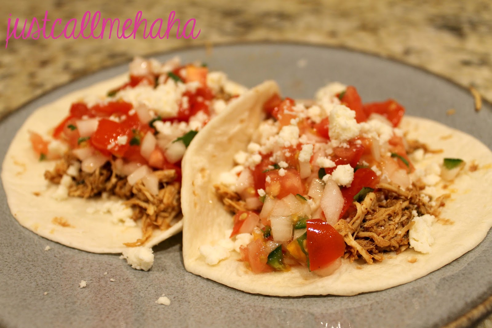 Just Call Me Haha Cilantro Lime Crockpot Chicken Tacos