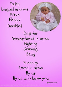 poem. We love you Littlie. Special needs, disability.