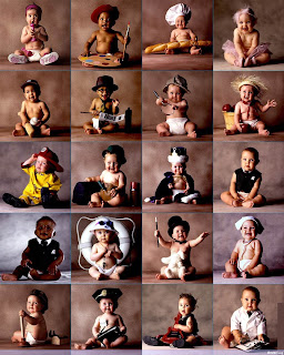 collage de bebes