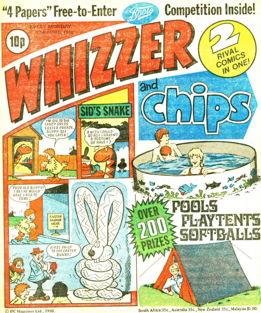 Wacky Comics! This Week In.. 1980 Whizzer and Chips