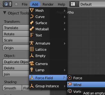 Blenderメモ 煙に風を追加