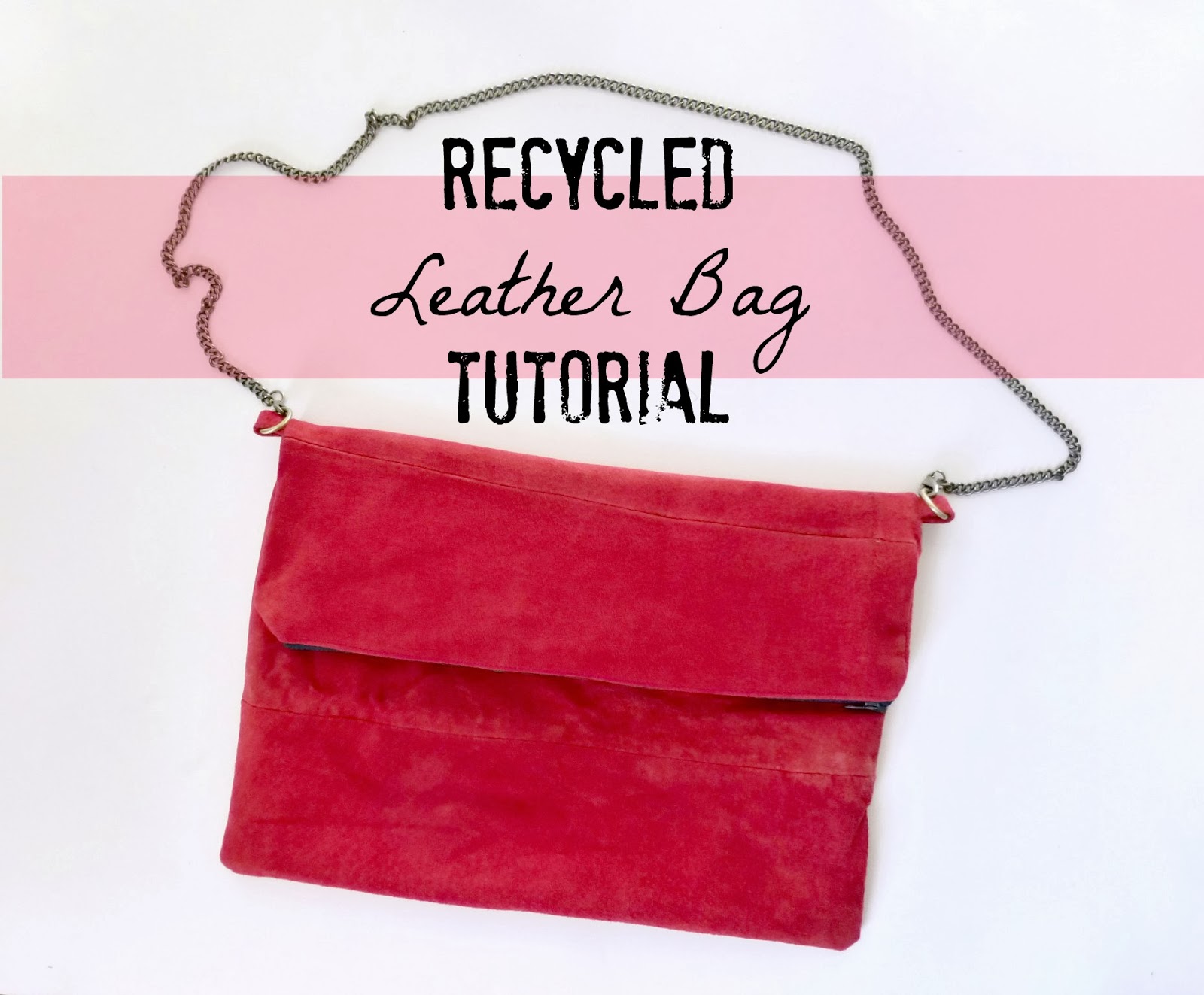 Domestic Bliss Squared Leather purse tutorial