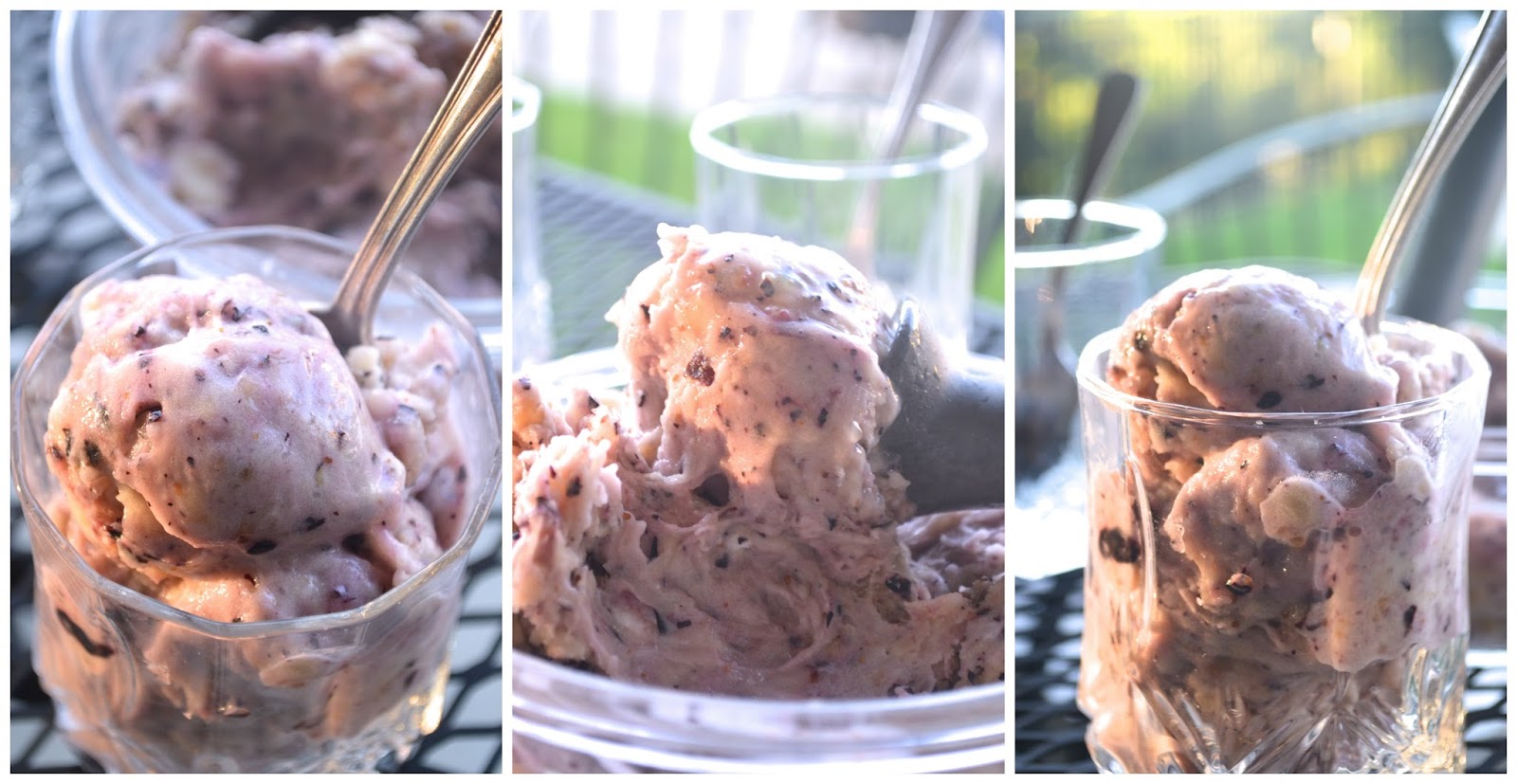 The Lazy Daisy Kitchen banana blueberry "ice cream"