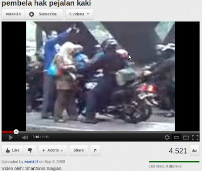 Perempuan Misterius di Youtube Pembela Hak Pejalan Kaki