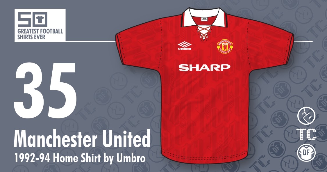 1992-94 Manchester United Home Retro Vintage Shirt