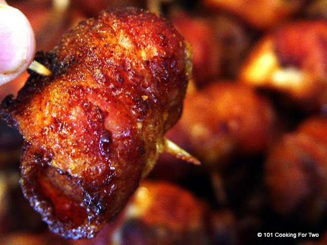 Sweet and Spicy Chicken Bacon Wraps from 101 Cooking For Two