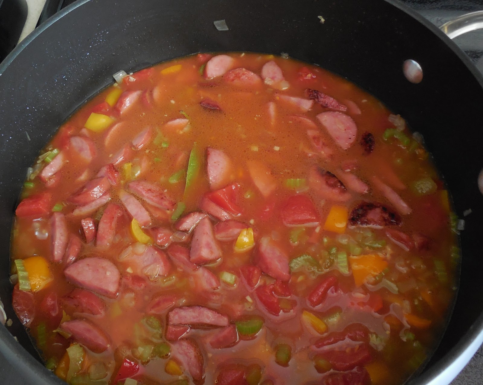 marys bites Jambalaya with Turkey Sausage