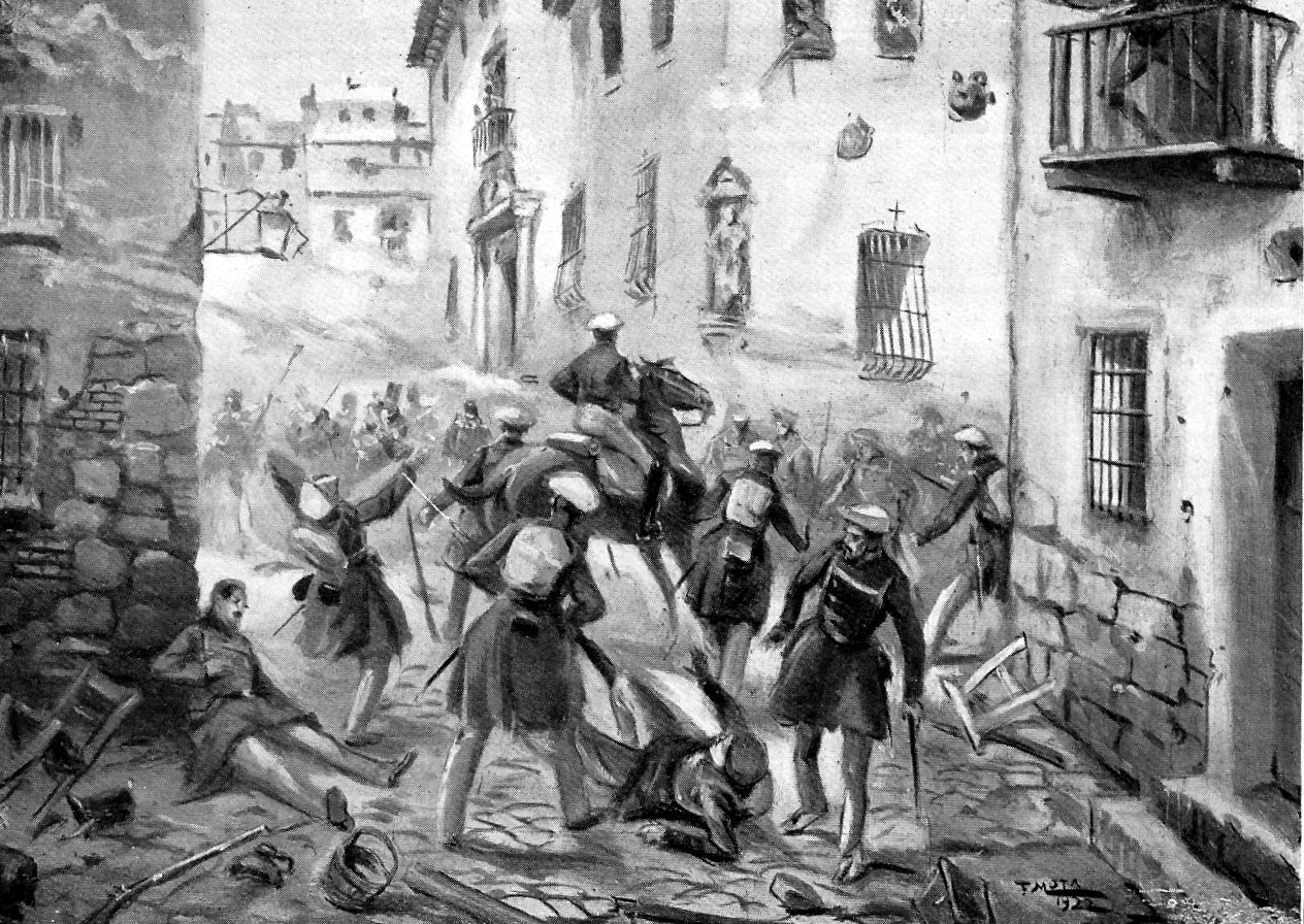 Atrocidades y canibalismo durante la primera guerra carlista en Beceite (Teruel) LOS+CARLISTAS+EN+ZARAGOZA+1838