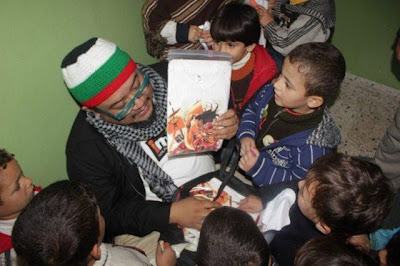 Afdlikn Shaui di Gaza 7 Dis 2012, aqsa asyarif bantuan gaza, afdlin duta bantuan