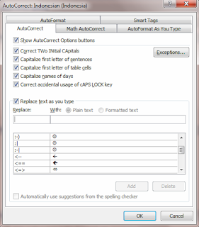 Perbaikan Otomatis Pada Microsoft Word