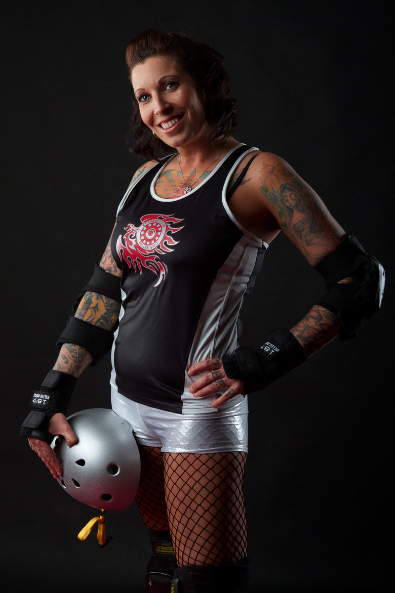 Adrian Valenzuela Photography Resurrection Roller Girls Portraits