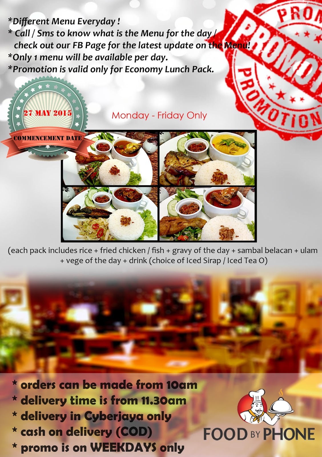 snack haus meal delivery service flyers