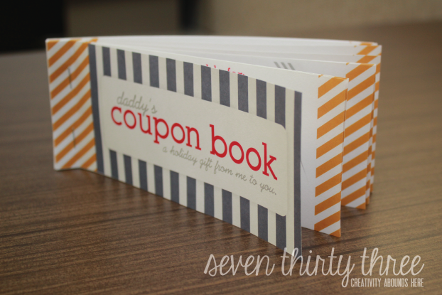 Printable Coupon Book for Dad