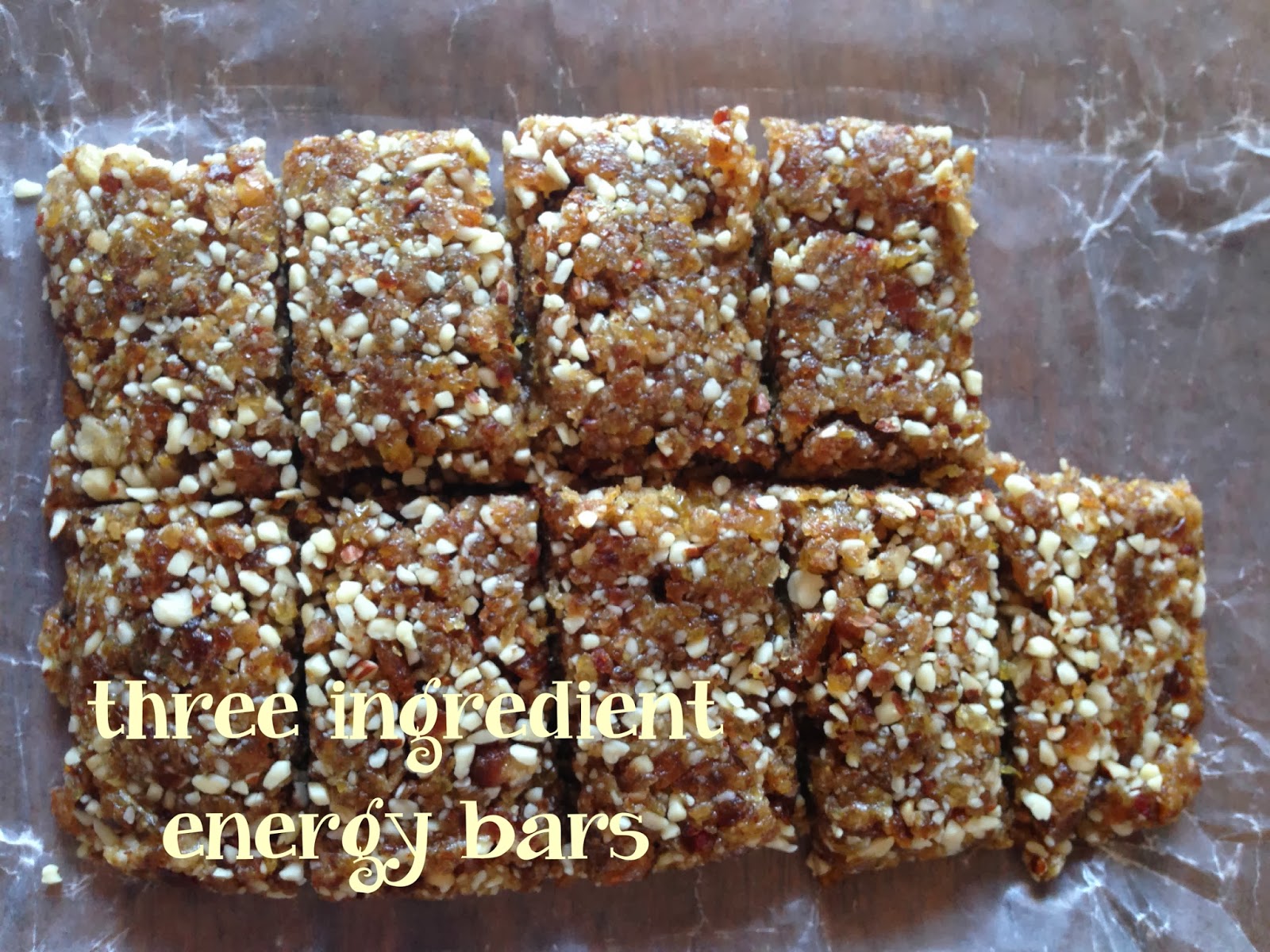 shortcake + shoes three ingredient energy bars