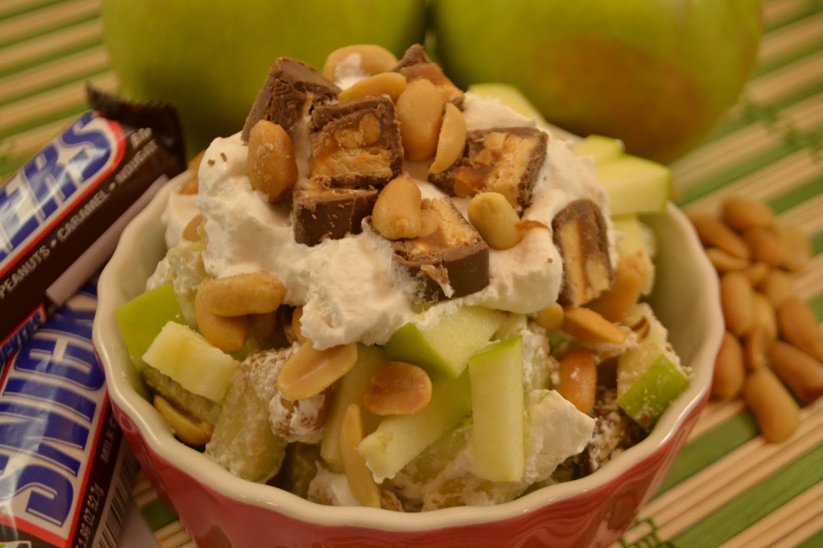 7kidsathome Taffy Apple Salad aka Snicker Salad