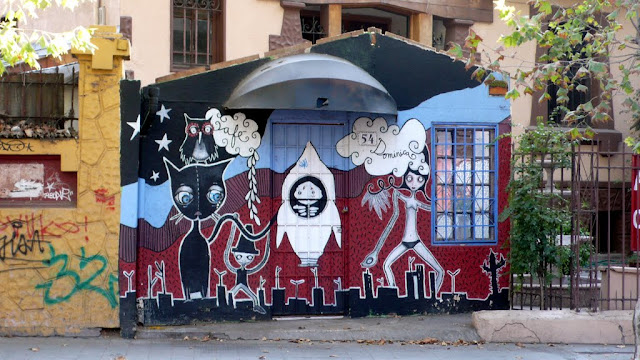 street art santiago de chile barrio bellavista arte callejero 