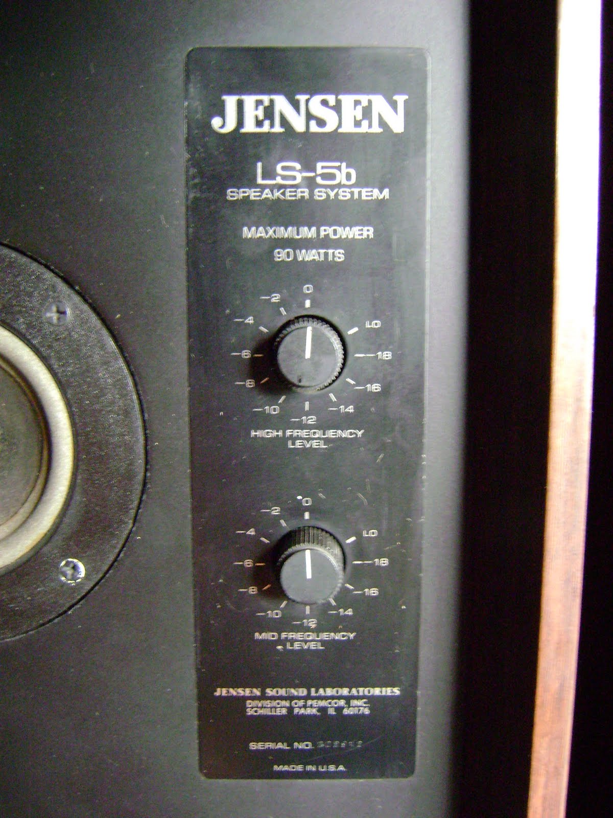 Jensen LS5b speaker ( Used ) Sold