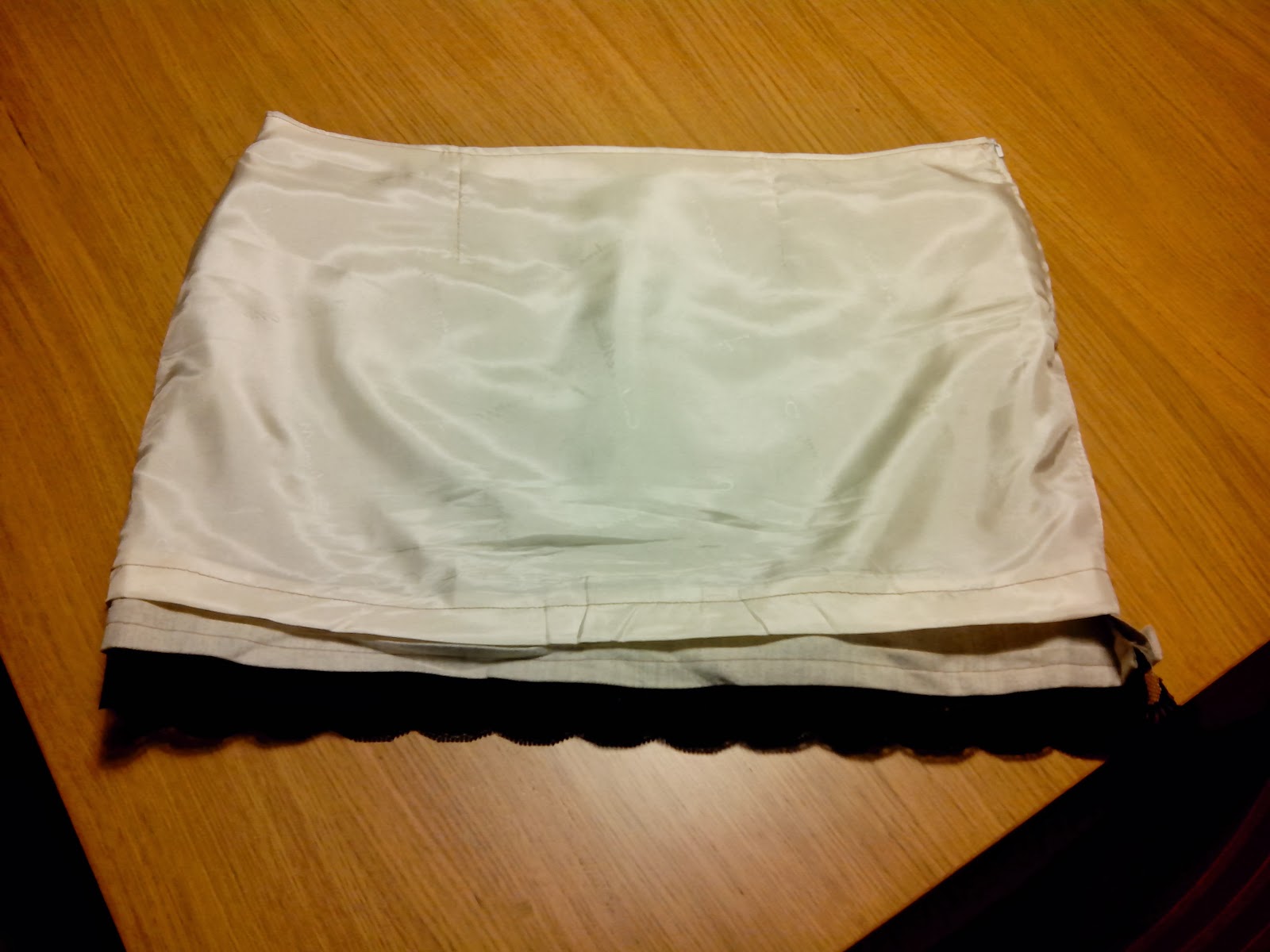 falda con forro rums españa falda lencera bajo encaje puntilla modistilla de pacotilla