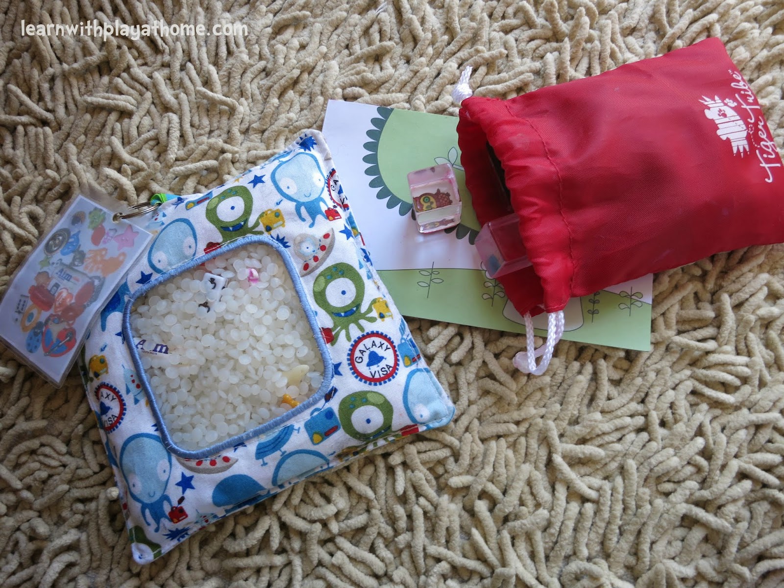 Learn with Play at Home Quiet Box. Independent Activities for Kids.