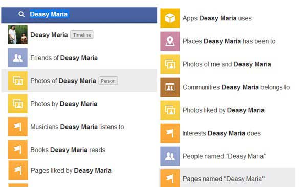 Facebook Graph Search