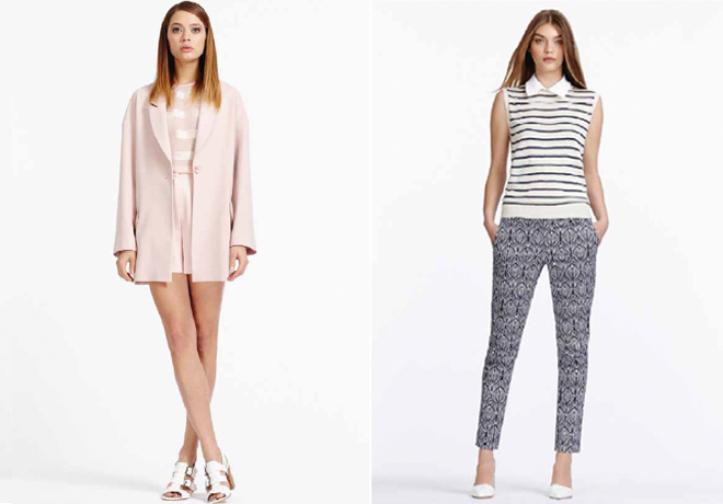 Debenhams SS14 Collection Debenahms, SS14, Pink suit, printed trousers, pink short, pink jacket