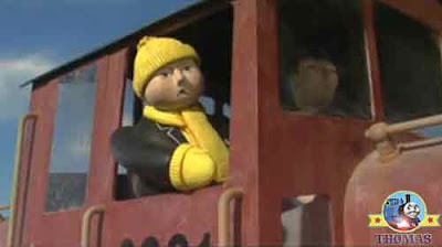 The Fat Controller riding on Salty the tank engine wasn't certain keeping up with James tank engine